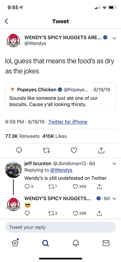 wendys tweets